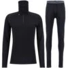 Ulvang Comfort 200 Turtle Neck Sæt, Herre, Sort -Skiudstyr 2047 ulvang comfort 200 turtle neck saet herre sort