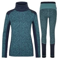 Kilpi Jannu, Sæt, Dame, Mørkeblå/turkis