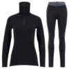 Ulvang Comfort 200 Turtle Neck Sæt, Dame, Sort 2 Ulvang Comfort 200 Turtle Neck Sæt, Dame, Sort -Skiudstyr 2053 ulvang comfort 200 turtle neck saet dame sort