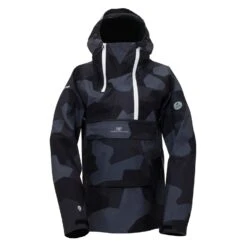 2117 Of Sweden 3L Laxne, Anorak, Dame, Sort Camo