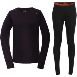 2117 Of Sweden Mollaryd, Skiundertøj, Dame, Sort