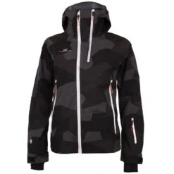 2117 Of Sweden Vika, Skaljakke, Dame, Sort Camo