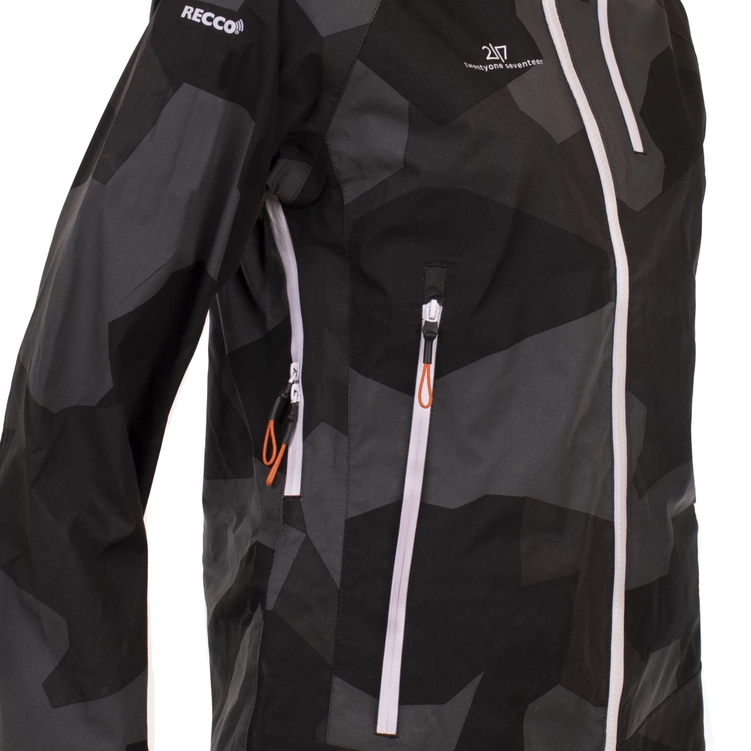 2117 Of Sweden Vika, Skaljakke, Dame, Sort Camo 4 2117 Of Sweden Vika, Skaljakke, Dame, Sort Camo - Billede 2