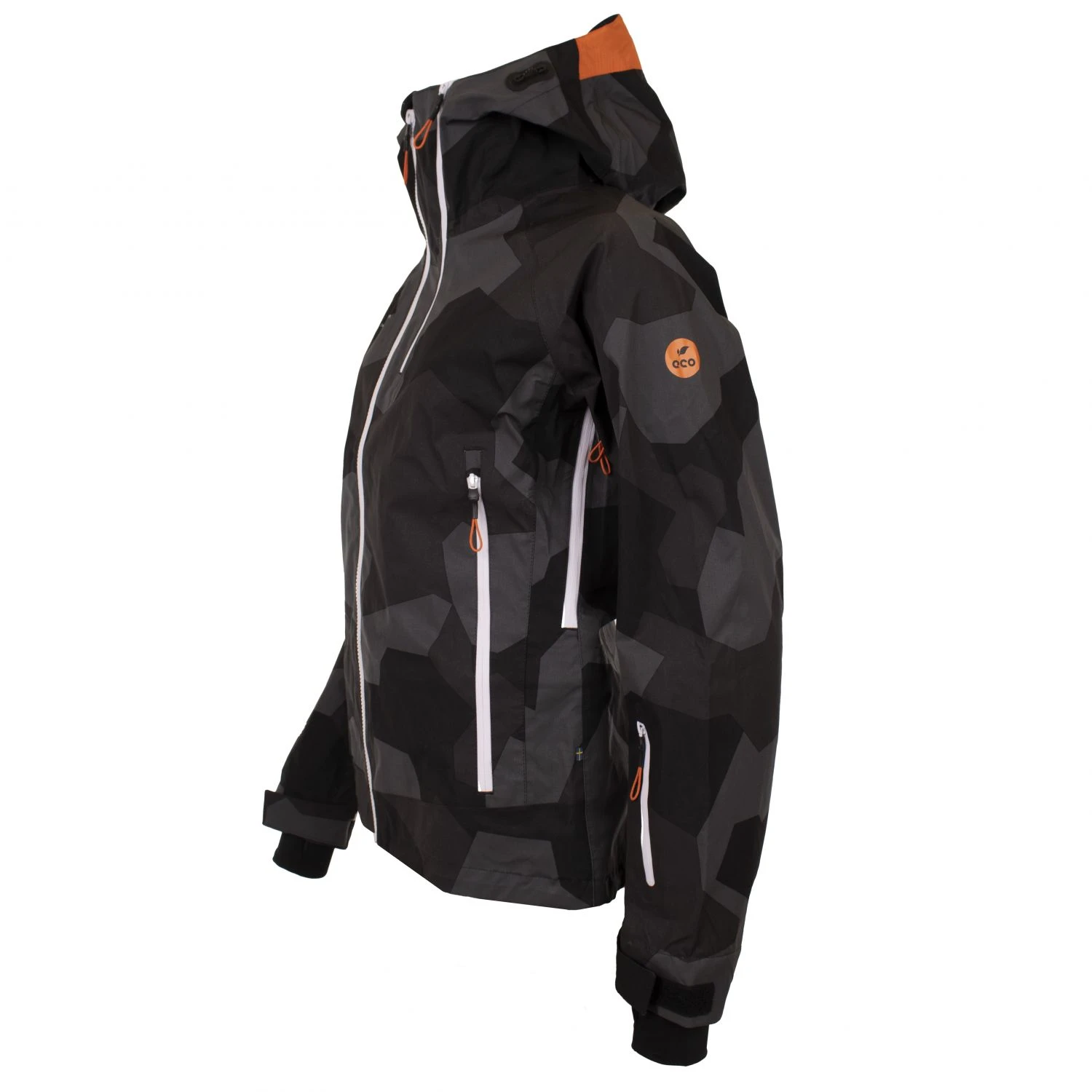 2117 Of Sweden Vika, Skaljakke, Dame, Sort Camo 6 2117 Of Sweden Vika, Skaljakke, Dame, Sort Camo - Billede 4