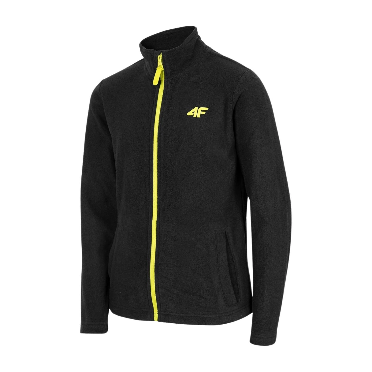 4F Anton, Fleecejakke, Junior, Sort 3 4F Anton, Fleecejakke, Junior, Sort
