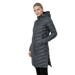 4F Josy, Fiberdunfrakke, Dame, Mørkeblå 9 4F Josy, Fiberdunfrakke, Dame, Mørkeblå -Skiudstyr 4f josy fiberdunfrakke dame markebla 279521 22224