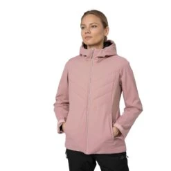 4F Maja, Skijakke, Dame, Pink -Skiudstyr 4f maja skijakke dame pink 279675 22220