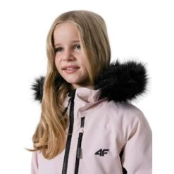 4F Nora, Skijakke, Junior, Lyserød -Skiudstyr 4f nora skijakke junior lyserad 280032 22231