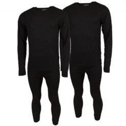 Accezzi Skiundertøj, Herre, Sort, 2 Pak