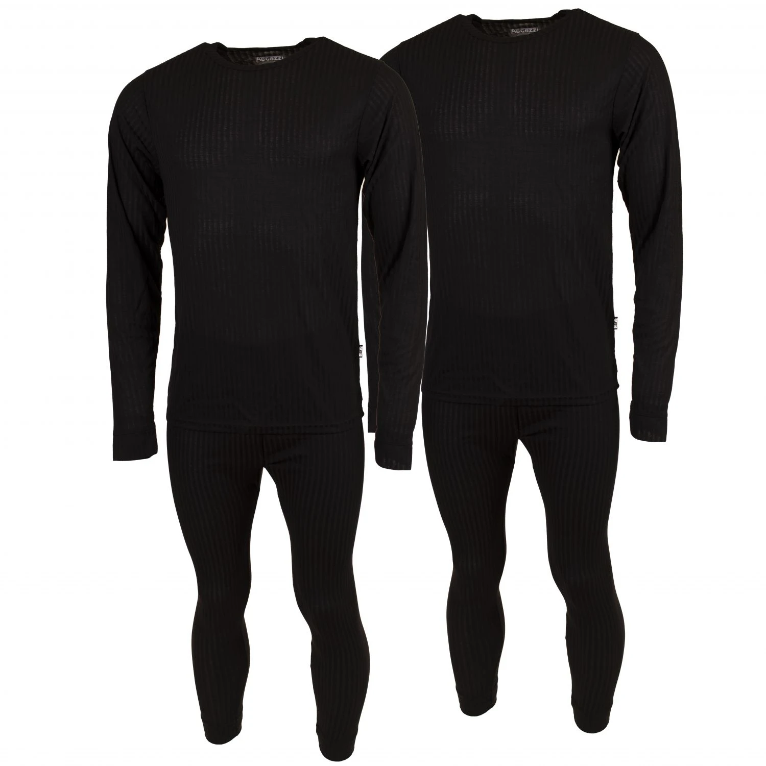 Accezzi Skiundertøj, Herre, Sort, 2 Pak 3 Accezzi Skiundertøj, Herre, Sort, 2 Pak