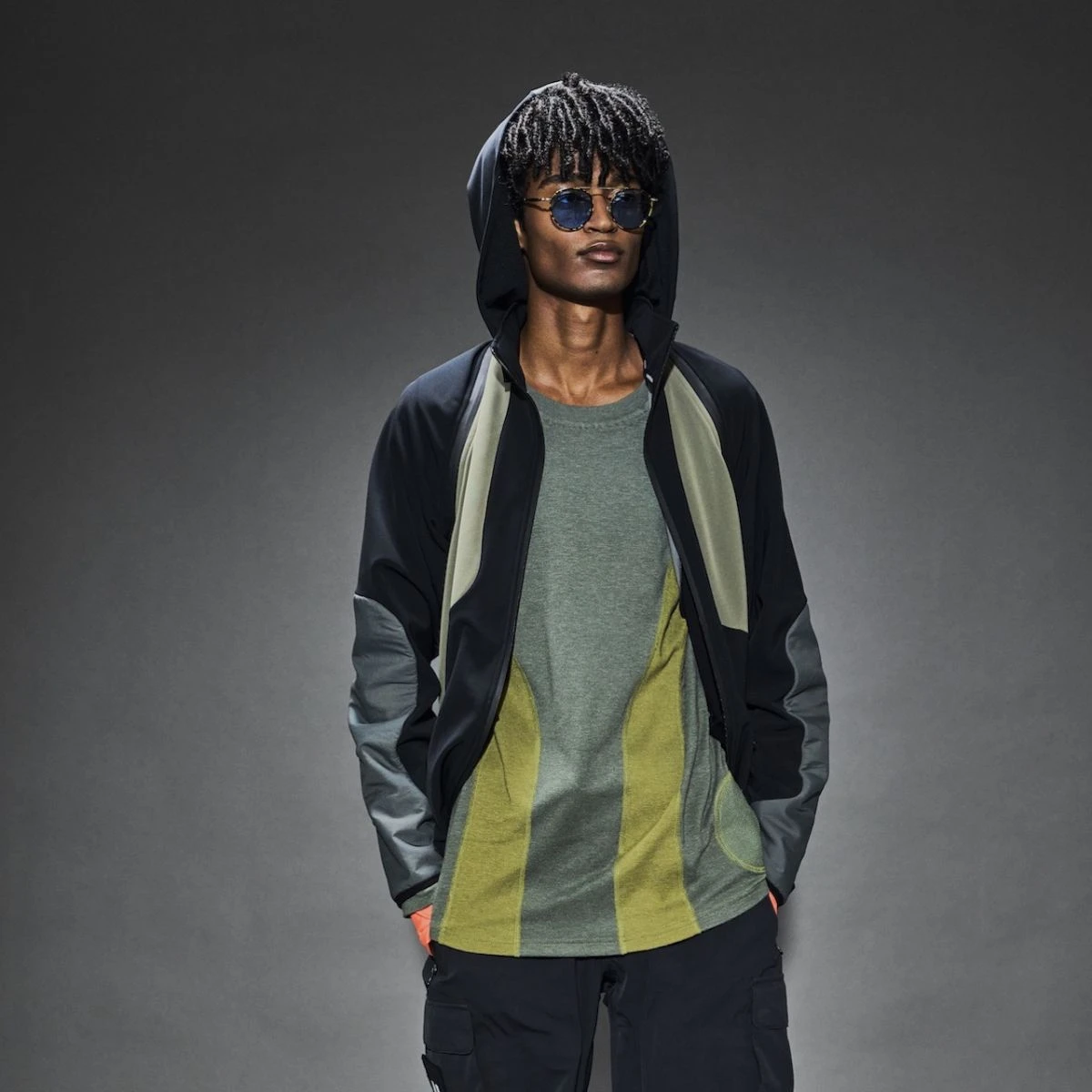 Aeonian The FENIX, Softshell Jakke, Herre, Sort/khaki 5 Aeonian The FENIX, Softshell Jakke, Herre, Sort/khaki - Billede 3