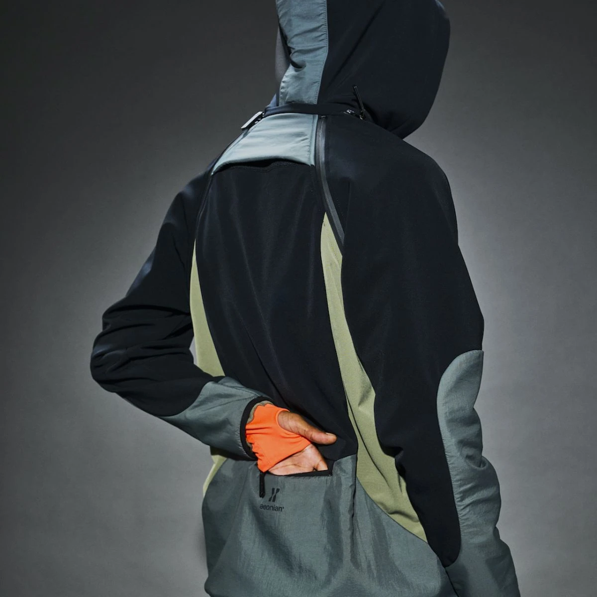 Aeonian The FENIX, Softshell Jakke, Herre, Sort/khaki 4 Aeonian The FENIX, Softshell Jakke, Herre, Sort/khaki - Billede 2