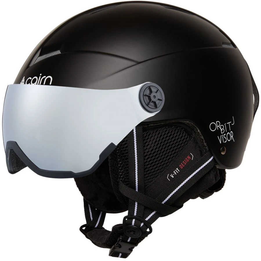 Cairn Orbit Visor J, Skihjelm, Junior, Mat Sort 3 Cairn Orbit Visor J, Skihjelm, Junior, Mat Sort