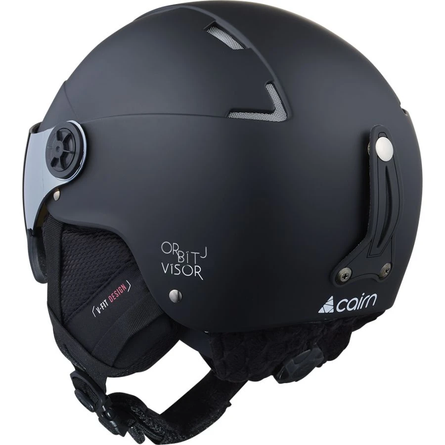Cairn Orbit Visor J, Skihjelm, Junior, Mat Sort 4 Cairn Orbit Visor J, Skihjelm, Junior, Mat Sort - Billede 2