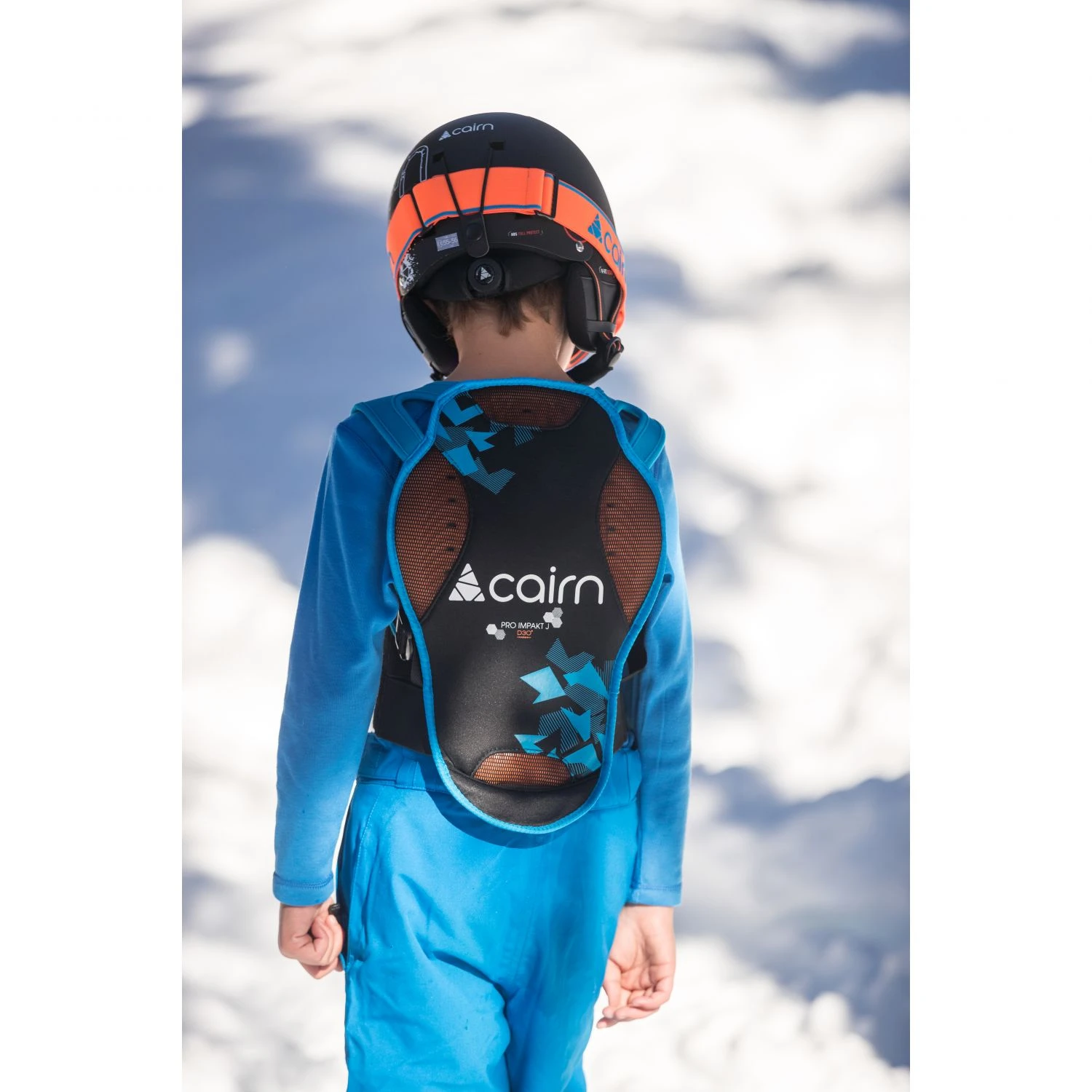 Cairn Pro Impakt D30, Rygskjold, Junior, Azure Camo 5 Cairn Pro Impakt D30, Rygskjold, Junior, Azure Camo - Billede 3