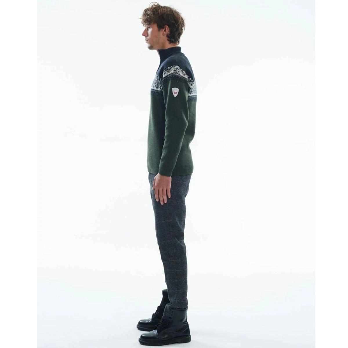 Dale Of Norway Moritz, Sweater, Herre, Mørkegrøn 5 Dale Of Norway Moritz, Sweater, Herre, Mørkegrøn - Billede 3