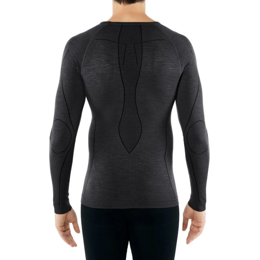 Falke Wool-Tech LS, Herre, Sort 4 Falke Wool-Tech LS, Herre, Sort - Billede 2