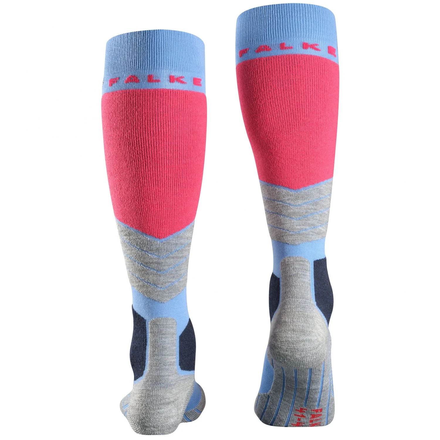Falke SK2 Skistrømper, Dame, Blå 6 Falke SK2 Skistrømper, Dame, Blå - Billede 4