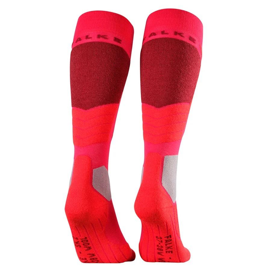 Falke SK2 Wool Skistrømper, Dame, Pink 4 Falke SK2 Wool Skistrømper, Dame, Pink - Billede 2