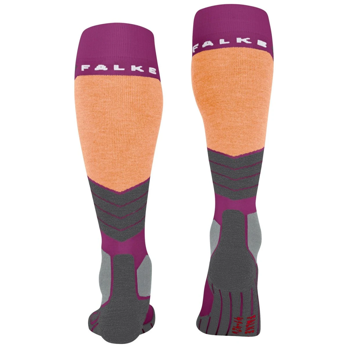 Falke SK2 Wool Skistrømper, Dame, Lilla 4 Falke SK2 Wool Skistrømper, Dame, Lilla - Billede 2