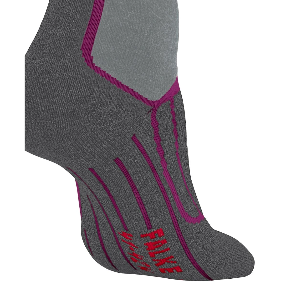 Falke SK2 Wool Skistrømper, Dame, Lilla 6 Falke SK2 Wool Skistrømper, Dame, Lilla - Billede 4