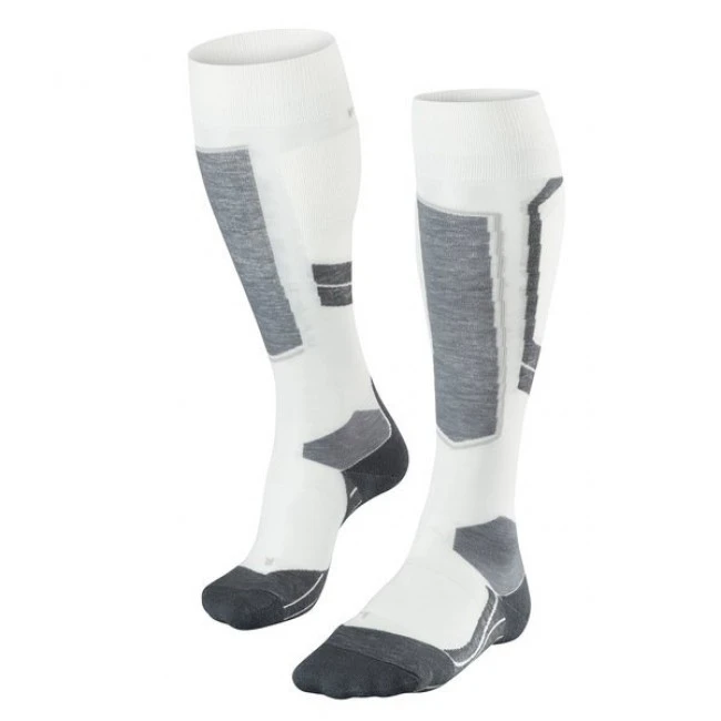 Falke SK4 Wool Skistrømper, Dame, Hvid 3 Falke SK4 Wool Skistrømper, Dame, Hvid