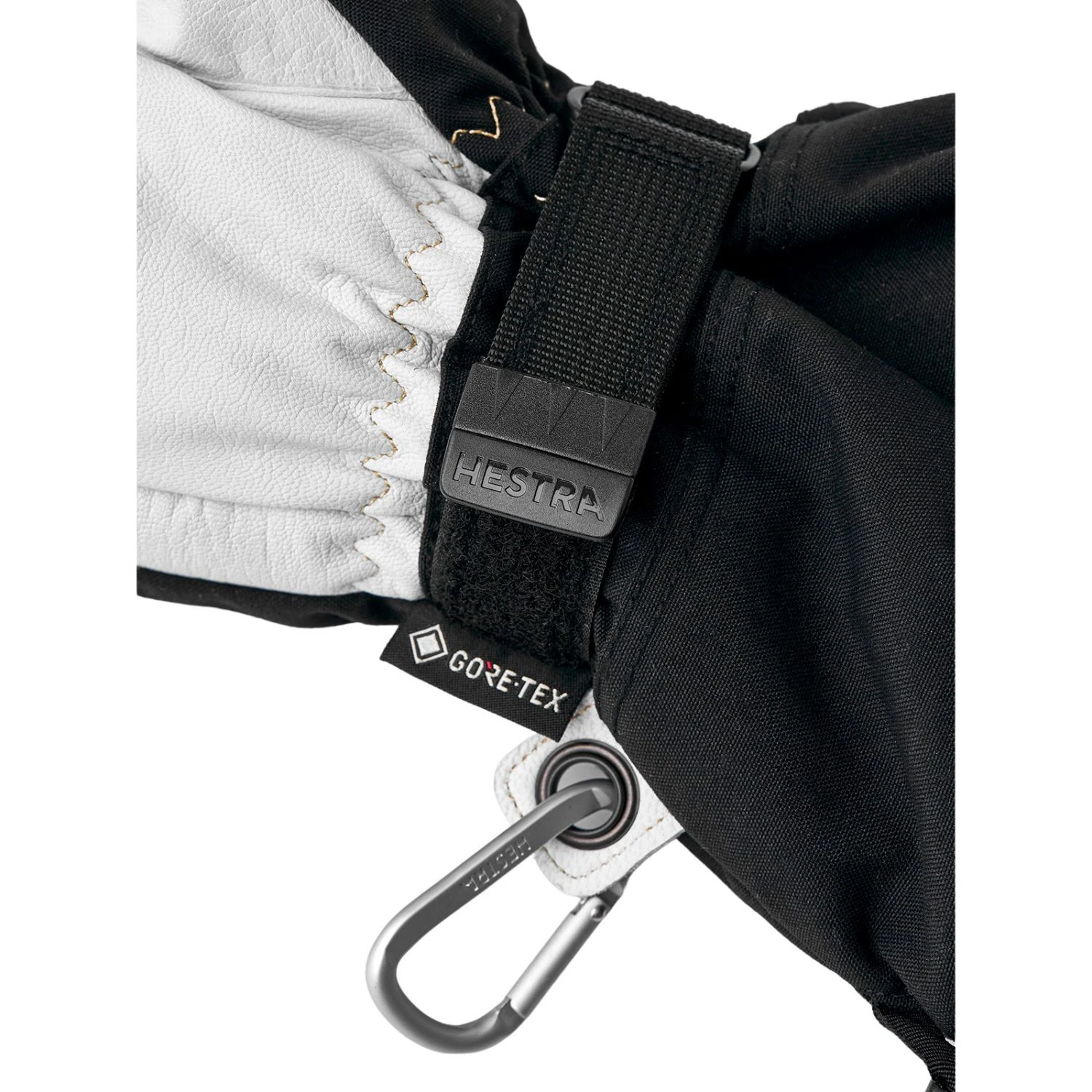 Hestra Army Leather Gore-Tex 3-finger Skihandsker, Sort 4 Hestra Army Leather Gore-Tex 3-finger Skihandsker, Sort - Billede 2