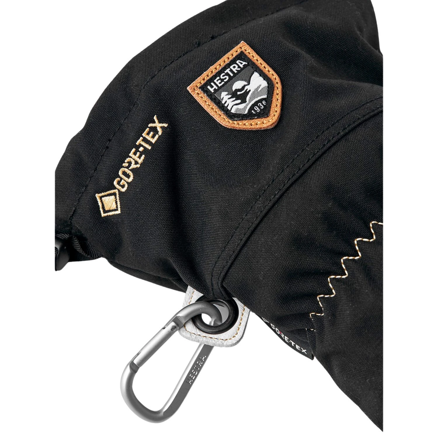 Hestra Army Leather Gore-Tex 3-finger Skihandsker, Sort 6 Hestra Army Leather Gore-Tex 3-finger Skihandsker, Sort - Billede 4