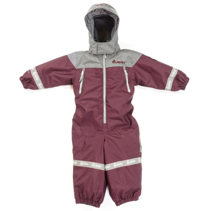 Hulabalu Sirius Flyverdragt, Bordeaux/Asphalt 3 Hulabalu Sirius Flyverdragt, Bordeaux/Asphalt