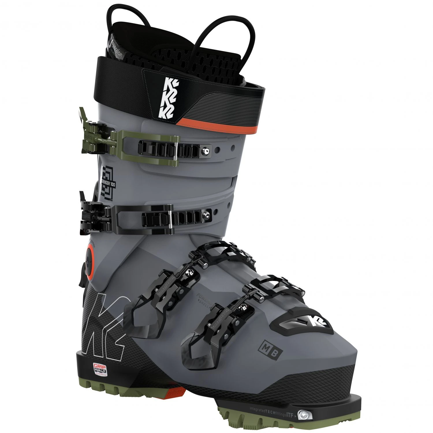 K2 Mindbender 100 MV, Skistøvler, Herre, Grå 4 K2 Mindbender 100 MV, Skistøvler, Herre, Grå - Billede 2