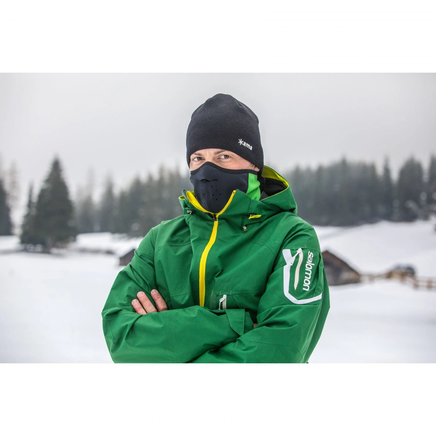 Kama Ansigtsmaske, Lang, Windstopper, Sort 5 Kama Ansigtsmaske, Lang, Windstopper, Sort - Billede 3