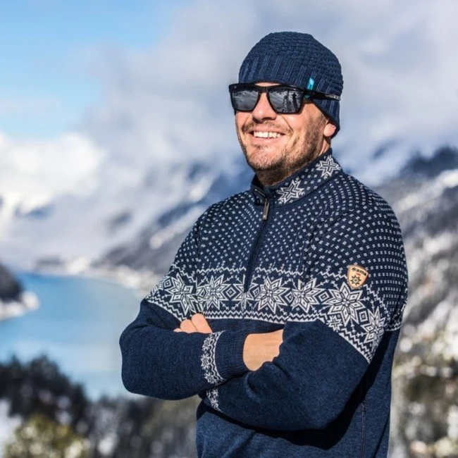 Kama Thor Merino Sweater, Herre, Navy 5 Kama Thor Merino Sweater, Herre, Navy - Billede 3