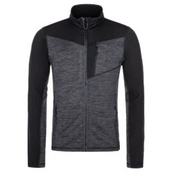 Kilpi Erin, Fleecejakke, Plus Size, Herre, Sort