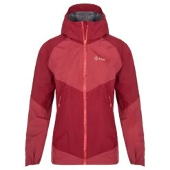 Kilpi Hurricane Regnjakke, Dame, Mørkerød