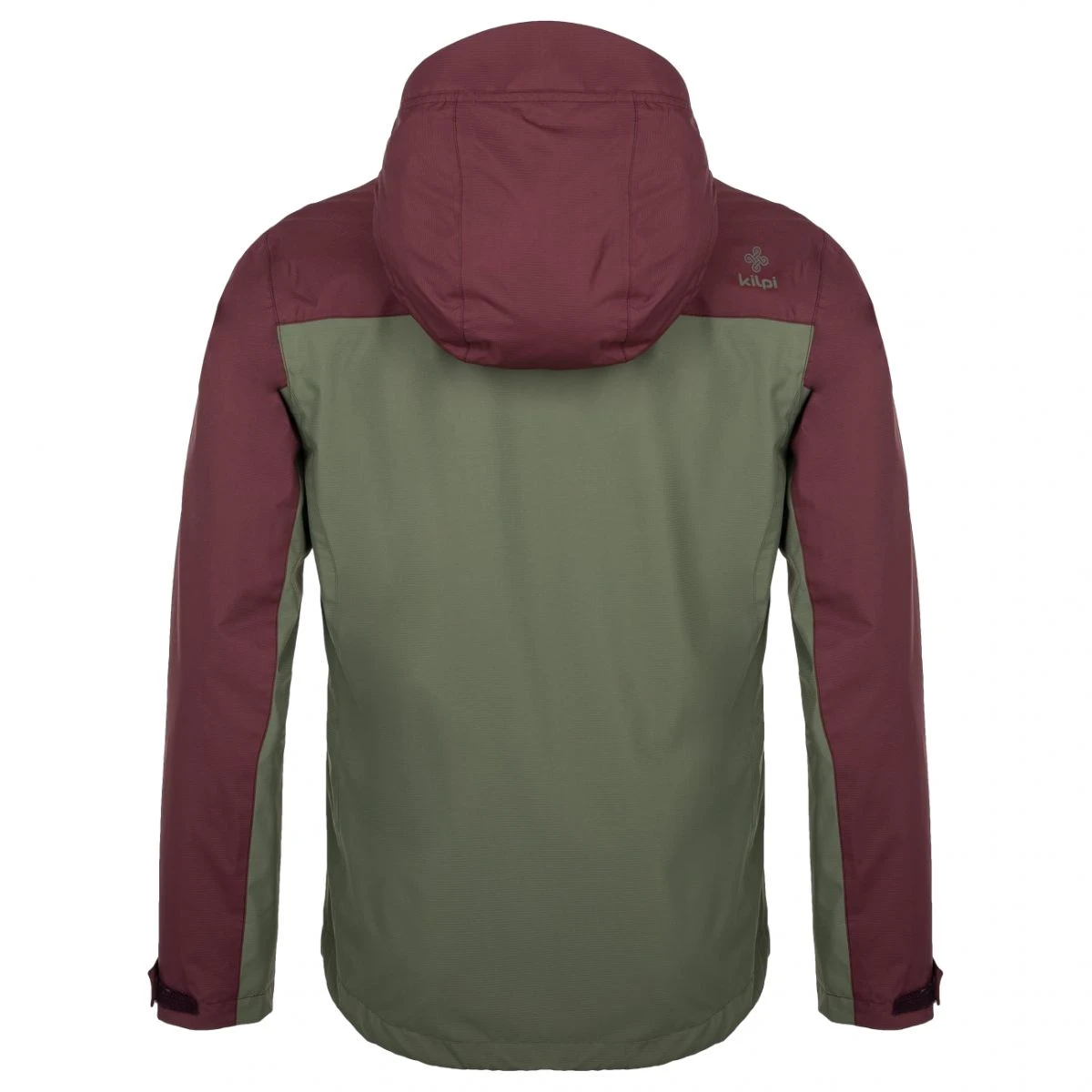 Kilpi Sonna-M, Regnjakke, Herre, Plus Size, Mørkerød 4 Kilpi Sonna-M, Regnjakke, Herre, Plus Size, Mørkerød - Billede 2