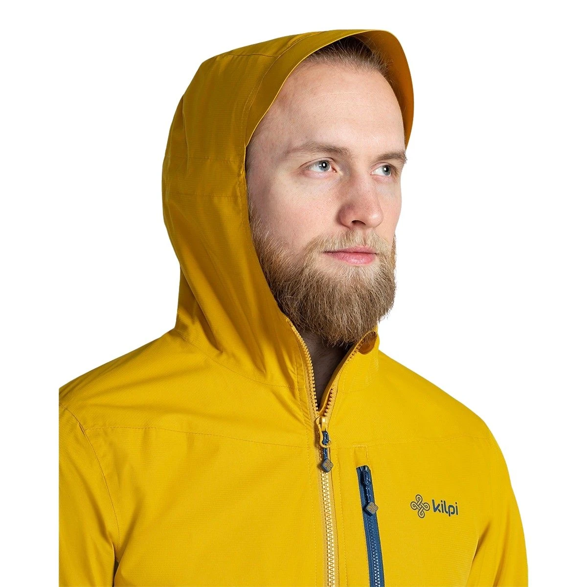 Kilpi Sonna, Regnjakke, Herre, Gul 5 Kilpi Sonna, Regnjakke, Herre, Gul - Billede 3