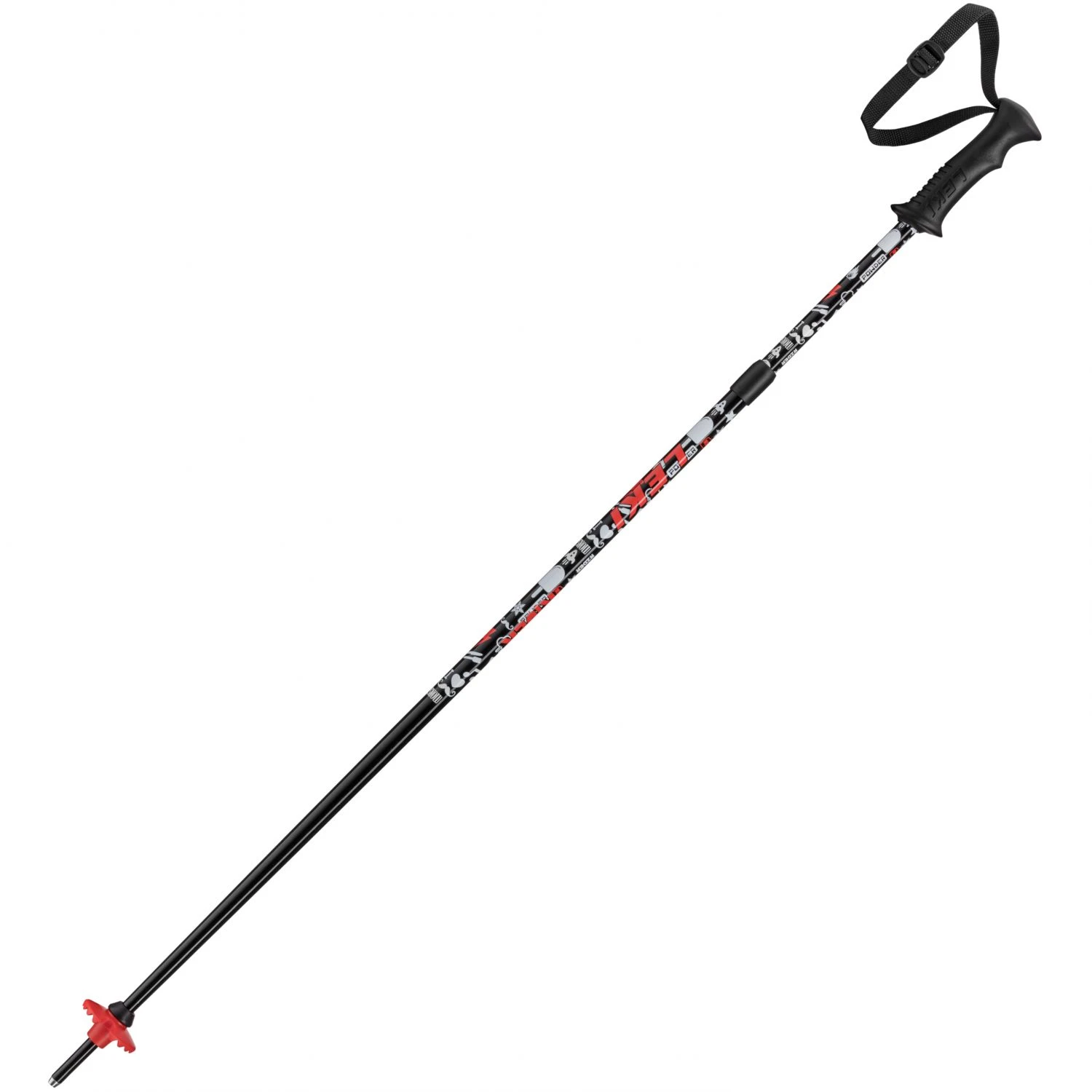 Leki Rider Vario, Skistave, Sort 3 Leki Rider Vario, Skistave, Sort