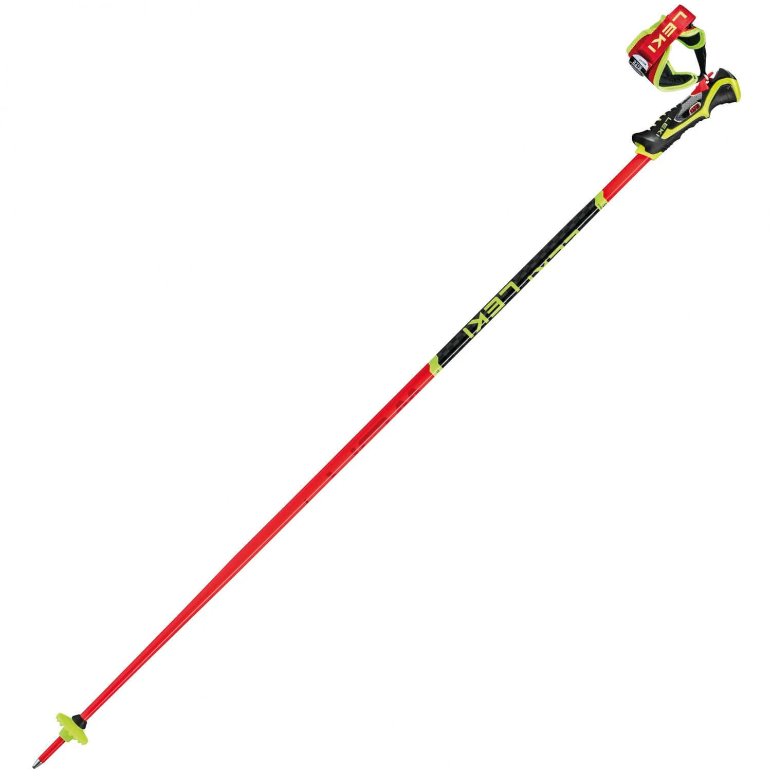 Leki WCR TBS SL 3D, Skistave, Rød 3 Leki WCR TBS SL 3D, Skistave, Rød