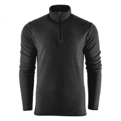 Outhorn Mideli 1/4 Zip Fleecepulli, Børn/junior, Sort