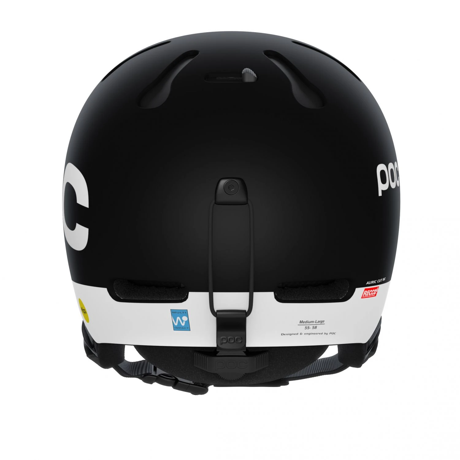 POC Auric Cut BC MIPS, Skihjelm, Uranium Black Matt 6 POC Auric Cut BC MIPS, Skihjelm, Uranium Black Matt - Billede 4