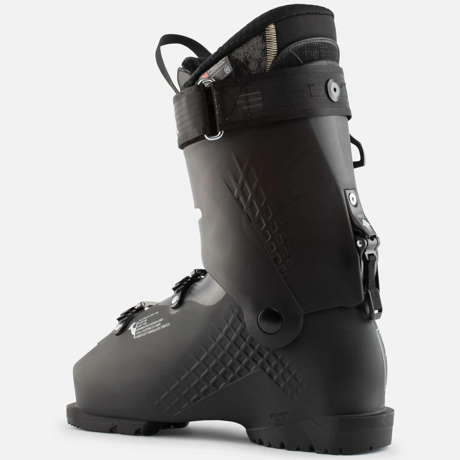 Rossignol Alltrack Pro 100, Skistøvler, Herre, Sort 4 Rossignol Alltrack Pro 100, Skistøvler, Herre, Sort - Billede 2