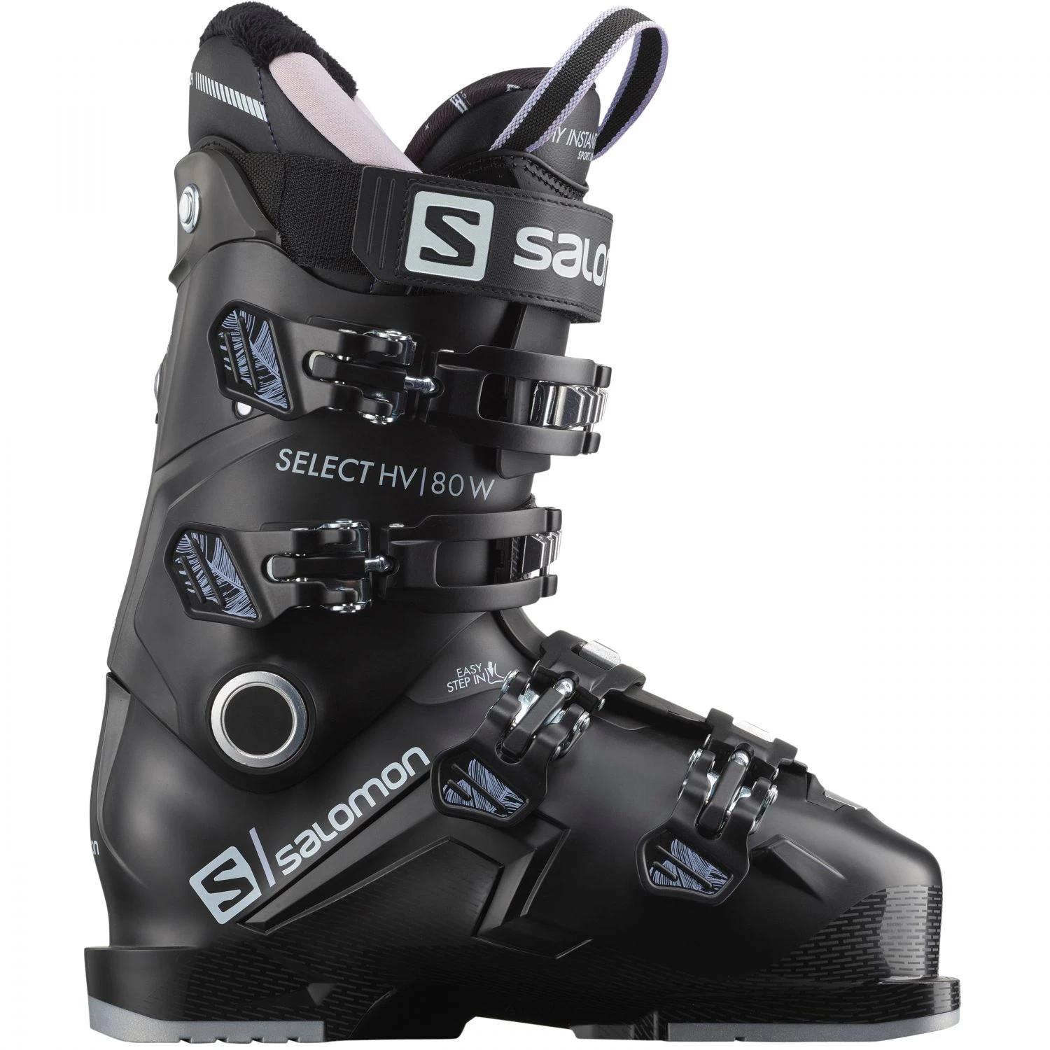 Salomon Select HV 80 W, Skistøvler, Dame, Sort/lilla 3 Salomon Select HV 80 W, Skistøvler, Dame, Sort/lilla