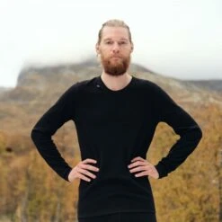 Ulvang Comfort 200 Sæt, Herre, Sort 13 Ulvang Comfort 200 Sæt, Herre, Sort -Skiudstyr ulvang comfort 200 round neck skiundertraje herre sort 271208 21679