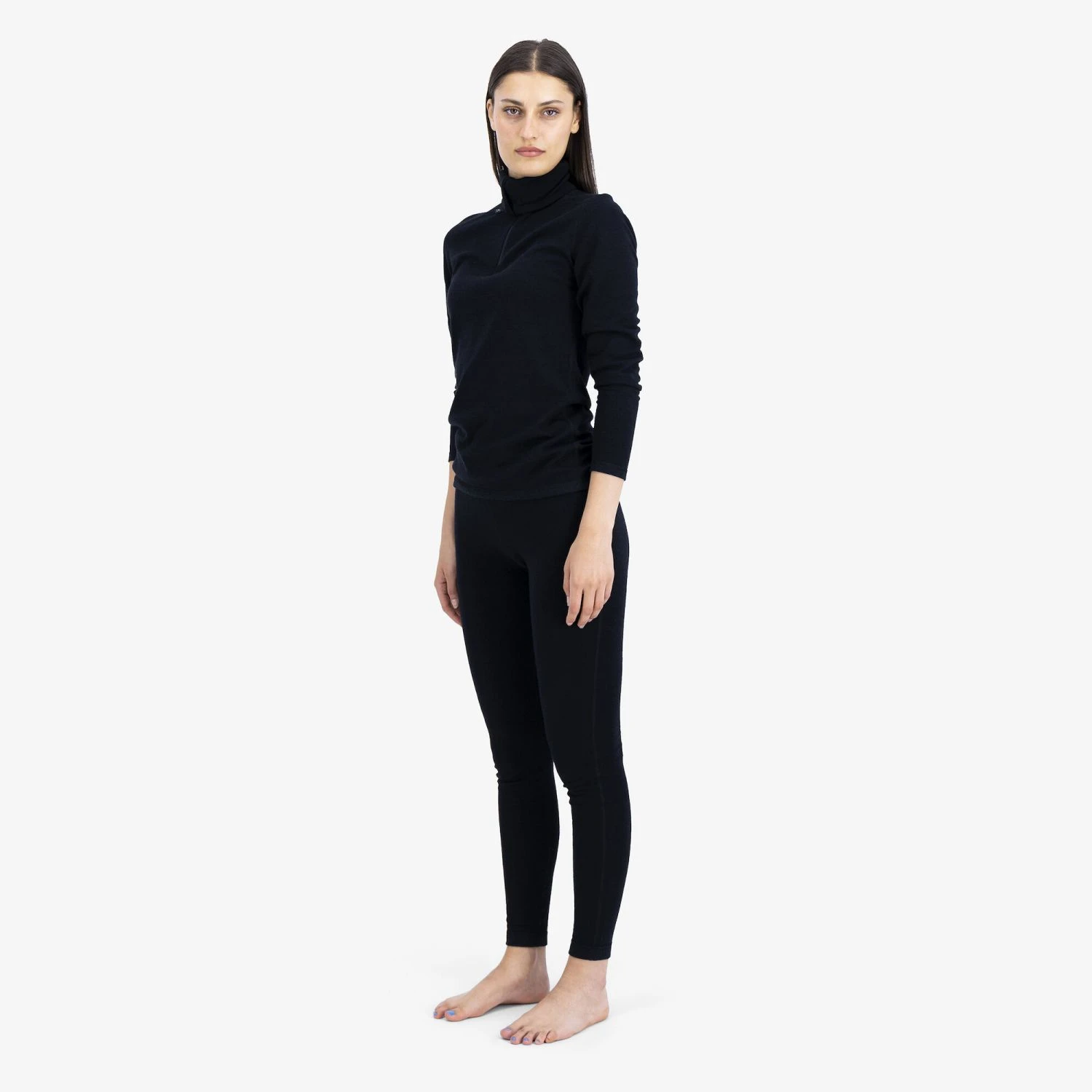 Ulvang Comfort 200 Turtle Neck Sæt, Dame, Sort 6 Ulvang Comfort 200 Turtle Neck Sæt, Dame, Sort - Billede 4