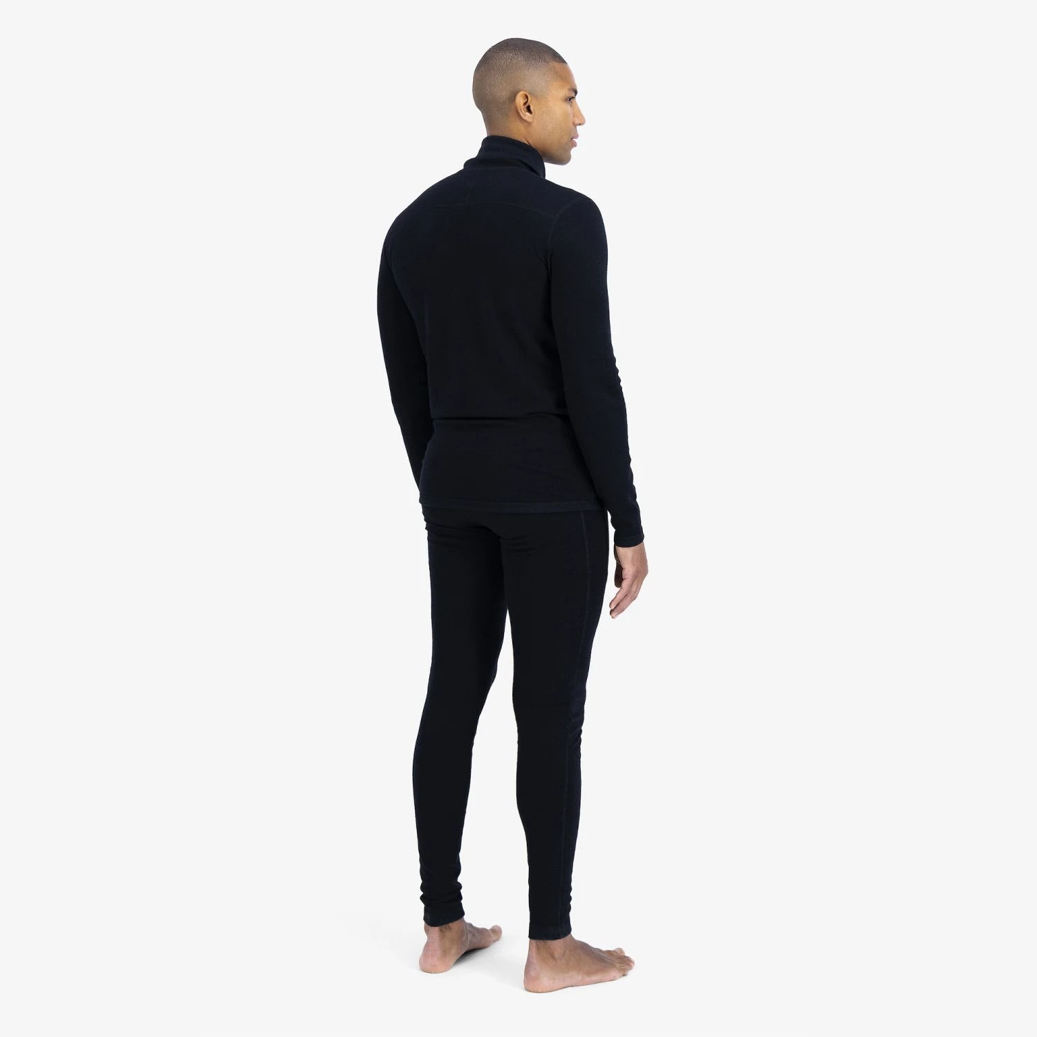 Ulvang Comfort 200 Turtle Neck Sæt, Herre, Sort 7 Ulvang Comfort 200 Turtle Neck Sæt, Herre, Sort - Billede 5