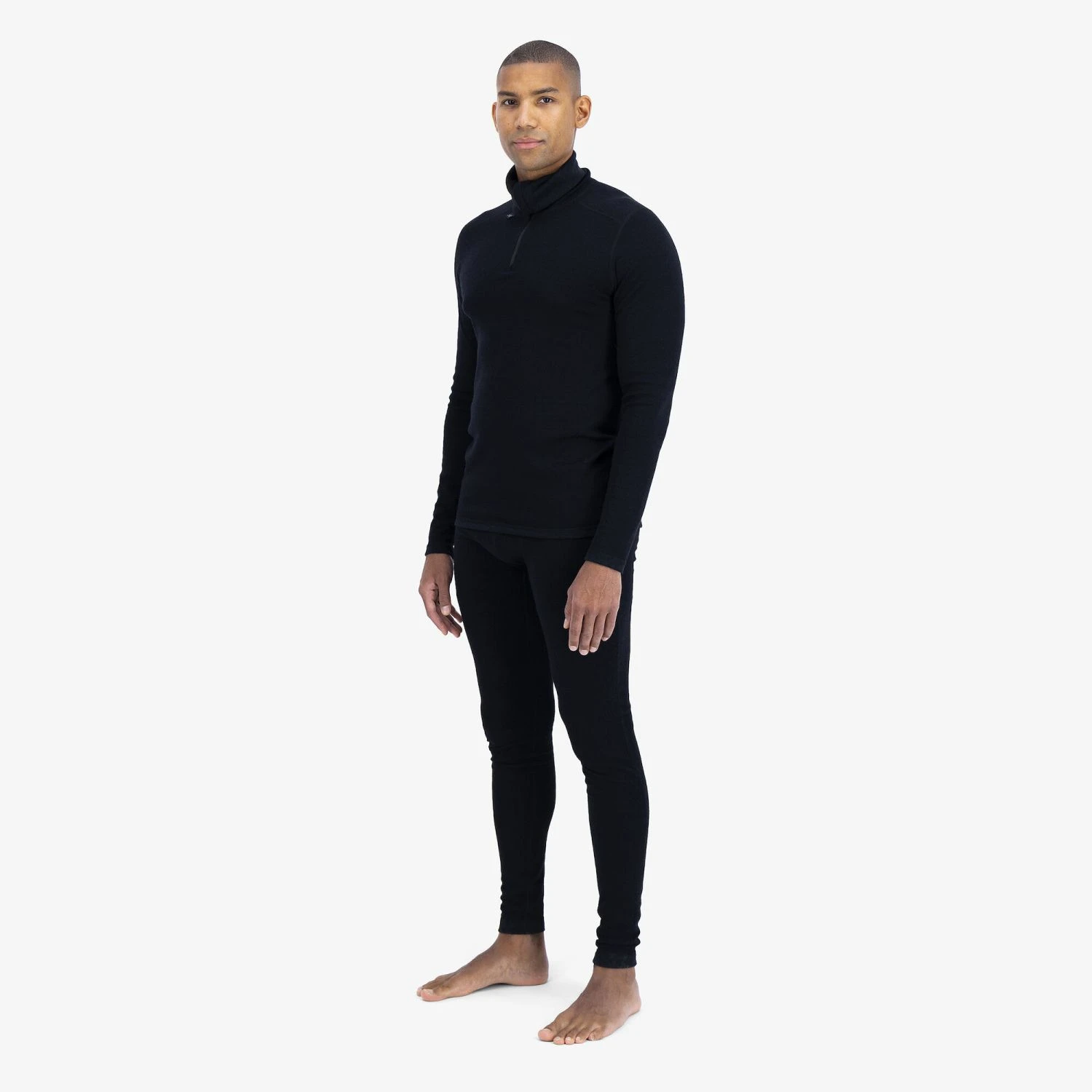 Ulvang Comfort 200 Turtle Neck Sæt, Herre, Sort 6 Ulvang Comfort 200 Turtle Neck Sæt, Herre, Sort - Billede 4
